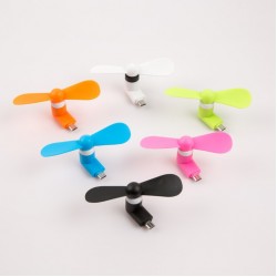 Creative USB mini mobile phone fan type-c Android Apple portable small fan silent gift fan