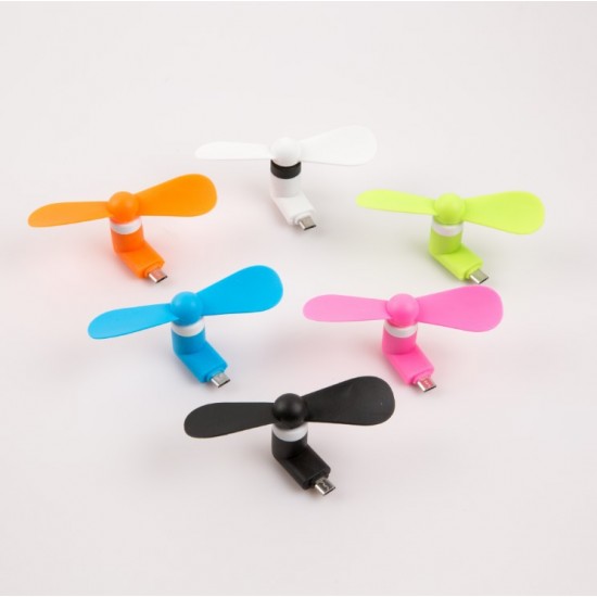 Creative USB mini mobile phone fan type-c Android Apple portable small fan silent gift fan