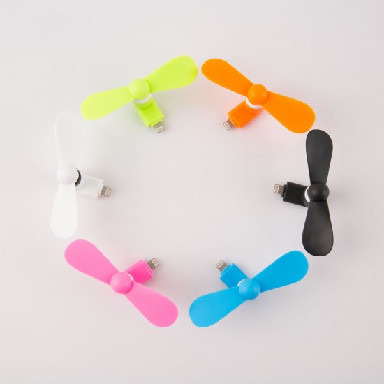 Creative USB mini mobile phone fan type-c Android Apple portable small fan silent gift fan