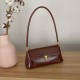 Retro underarm bag baguette used bag for women 2025 new stylish internet celebrity fashion easy to wear shoulder handbag trend