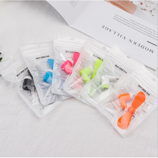 Creative USB mini mobile phone fan type-c Android Apple portable small fan silent gift fan