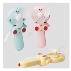 Kitten single head hand pressure water spray spray fan mini fan cat Children's small fan