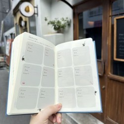 2025 new schedule book todolist time management weekly plan book B6 high-value cat notepad