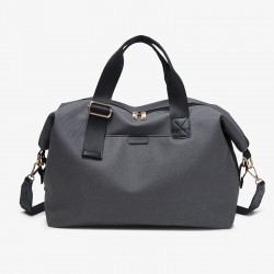 Fashion outdoor travel bag, canvas separation fitness bag, simple and casual, large capacity student luggage storage bag