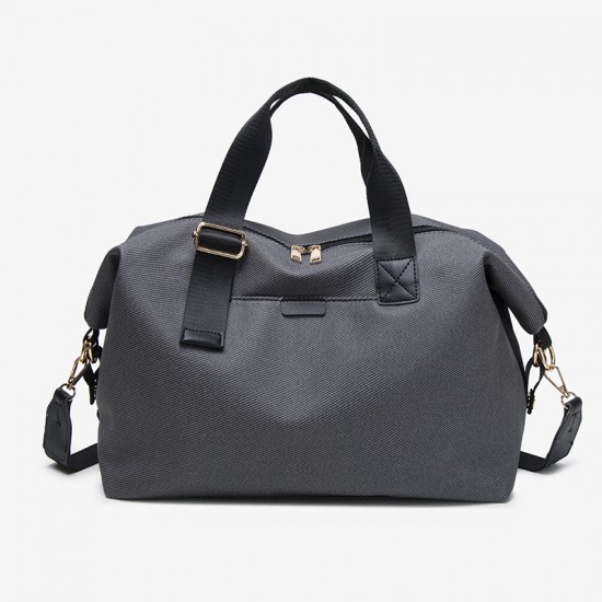 Fashion outdoor travel bag, canvas separation fitness bag, simple and casual, large capacity student luggage storage bag