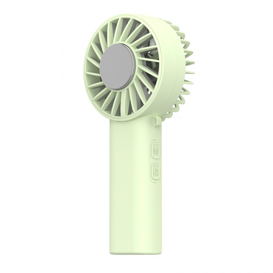 2025 new folding desktop fan summer dormitory mini charging ice compress cooling neck hanging handheld small fan
