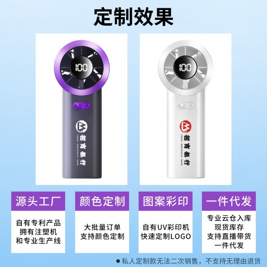 2025 handheld fan charging model long-lasting mini student portable cartoon usb small fan gift