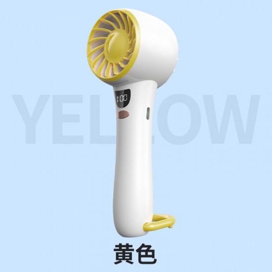 2024 upgraded USB charging handheld small fan outdoor portable small fan 3-speed wind gift printing LOGO