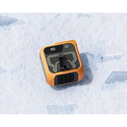 Cross-border 2025 new outdoor 100-speed high-speed turbine waist hanging fan digital display large-capacity power bank lighting