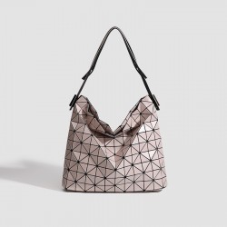 2025 New Large Capacity Underarm Bag Casual All-match Commuter Bag Geometric Diamond Large Capacity Single Shoulder Handbag