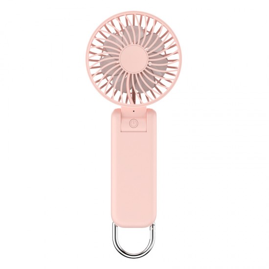New desktop electric fan, folding, large capacity, portable, outdoor, USB charging, handheld neck hanging small fan