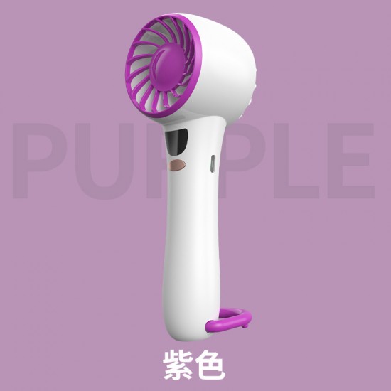 2024 upgraded USB charging handheld small fan outdoor portable small fan 3-speed wind gift printing LOGO