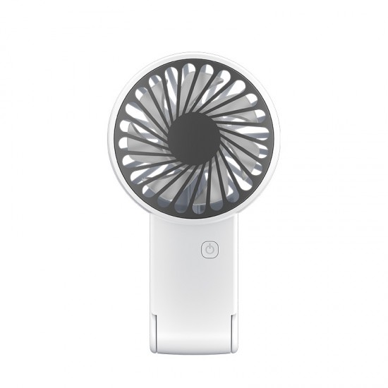 Cross-border small fan custom-made logo printed handheld portable desktop USB charging mini gift engraving opening event