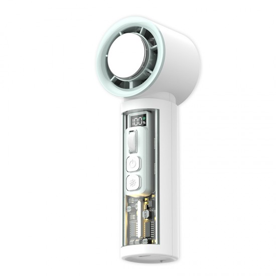 2025 cross-border new fan usb charging handheld high speed turbine fan mini portable ice cooling fan