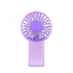 Cross-border small fan custom-made logo printed handheld portable desktop USB charging mini gift engraving opening event