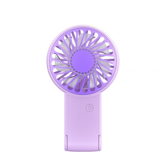 Cross-border small fan custom-made logo printed handheld portable desktop USB charging mini gift engraving opening event