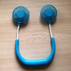 Neck hanging fan of the first generation lazy USB charging clearance mixed color wholesale