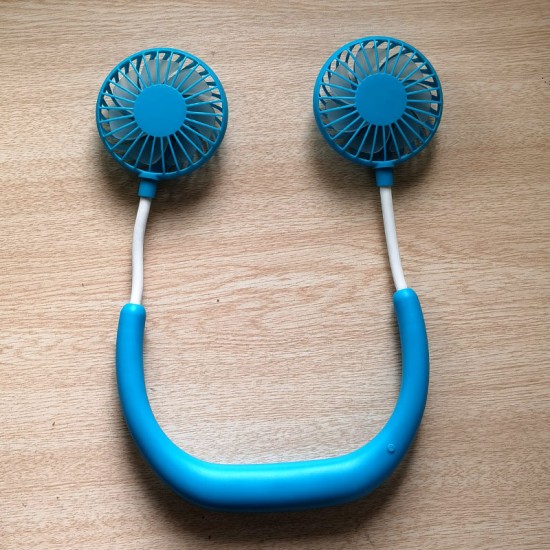 Neck hanging fan of the first generation lazy USB charging clearance mixed color wholesale