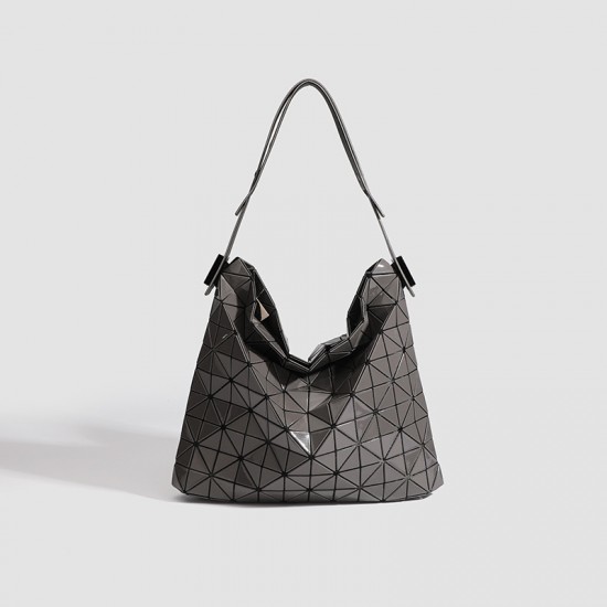 2025 New Large Capacity Underarm Bag Casual All-match Commuter Bag Geometric Diamond Large Capacity Single Shoulder Handbag