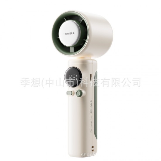 Ji Xiang 2025 new high-speed powerful handheld fan cold wind cooling mini violent fan turbine hanging neck fan