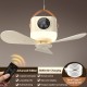 Multi-functional Wireless Mini Ceiling Fan Quiet Small Fan