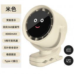 2025 cross-border wall-mounted usb clip fan mini portable charging desktop student dormitory small fan clip fan