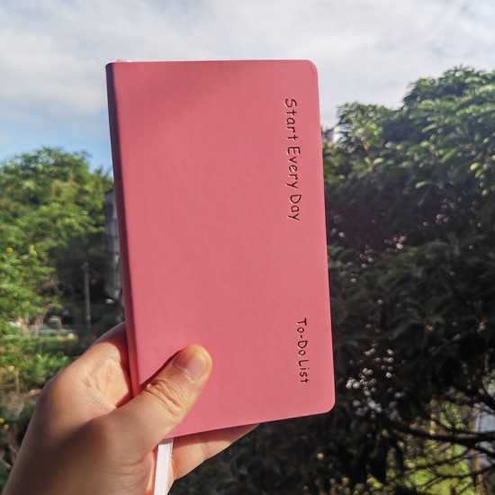 Daily list todolist daily plan book self-discipline punch card simple schedule book portable portable notebook customization