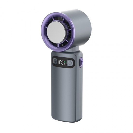 2025 new handheld high-speed fan mini charging fan long battery life small wind big ice cooling fan