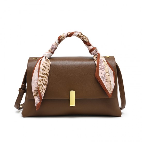 Fashionable hand-held silk scarf small square bag, easy to wear, new texture, one-shoulder underarm bag, crossbody retro women's bag 2025 spring and summer