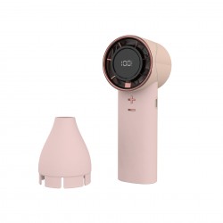 100-speed adjustment digital display handheld small fan Type-c charging 3600mAh long-life violent high-speed fan