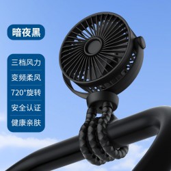 Cross-border outdoor baby stroller octopus fan usb desktop folding fan handheld octopus mini fan