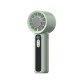 New handheld ice fan mini charging fan portable high-speed cooling fan digital display turbine small fan