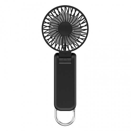 New desktop electric fan, folding, large capacity, portable, outdoor, USB charging, handheld neck hanging small fan