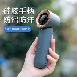 2025 new 100 high speed handheld fan original telescopic folding neck hanging fan USB charging desktop small fan