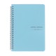A5 plan book, Spanish coil book, frosted transparent PP notebook, simple notebook for students, cross-border foreign trade