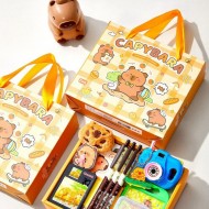 Capybara stationery set gift box kindergarten school opening gift package children's high-value birthday girl learning