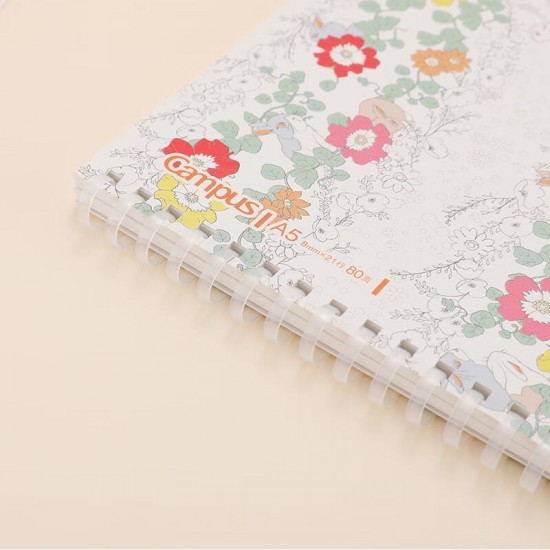 Japan KOKUYO Campus Kato wood series a5 soft coil book elementary and middle school students B5 book