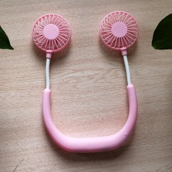 Neck hanging fan of the first generation lazy USB charging clearance mixed color wholesale