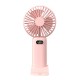 New USB mini handheld fan portable customized logo customized employee gift desktop silent five-speed wind speed