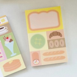 Korea a bubble crush sweet pastry memo notepad message book paper notepad handbook material ins