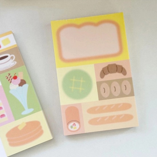 Korea a bubble crush sweet pastry memo notepad message book paper notepad handbook material ins