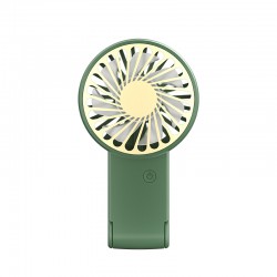Cross-border small fan custom-made logo printed handheld portable desktop USB charging mini gift engraving opening event
