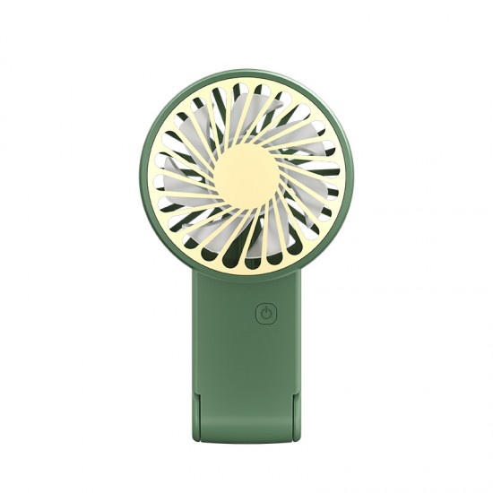 Cross-border small fan custom-made logo printed handheld portable desktop USB charging mini gift engraving opening event