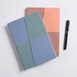 Fashionable classic A5 business office notebook sticky notepad paperback diary conference book writing book
