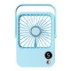 2025 desktop fan usb rechargeable student dormitory bedroom bedside mini portable outdoor small fan