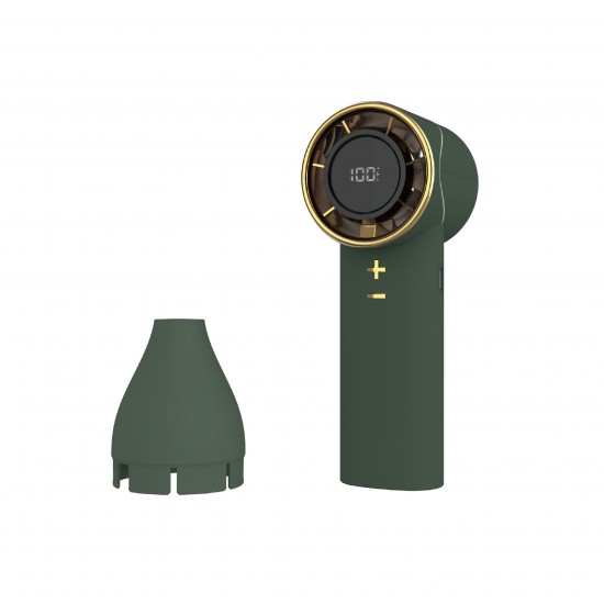 100-speed adjustment digital display handheld small fan Type-c charging 3600mAh long-life violent high-speed fan