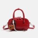 Sweet style autumn retro underarm bag for women, 2025 new niche handheld bowling bag, large capacity commuter bag