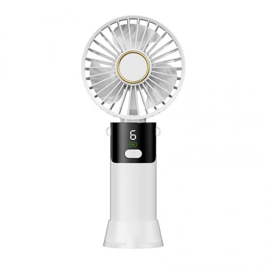 Handheld mini pocket USB rechargeable small fan customized logo desktop student corporate event company gift