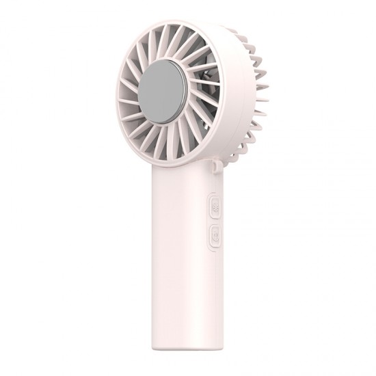 Cross-border new handheld fan usb desktop folding small mini portable double-blade cooling ice compress hanging neck fan