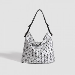 2025 New Large Capacity Underarm Bag Casual All-match Commuter Bag Geometric Diamond Large Capacity Single Shoulder Handbag